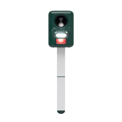 Home AR02 állatriasztó karó, napelemes, 13.5 - 23.5 kHz, PIR mozgásérzékelő 5 - 8 m távolság, USB töltőkábel