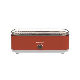   Barbecook BC-ELE-1001 E-Carlo elektromos asztali grill, piros, 42,5x33x16,5cm