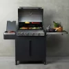 Barbecook BC-GAS-2038 Stella 4311 gázgrill, tárolóval, infravörös oldalégővel, 174x59x119cm