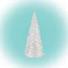 Home CDM 12 LED-es fenyőfa asztali dísz, 12cm, 3D akril dekoráció