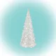 Home CDM 12 LED-es fenyőfa asztali dísz, 12cm, 3D akril dekoráció