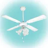 Mennyezeti Ventilátor, Fehér, 3Xe27 Lámpa, 105 Cm, 50 W