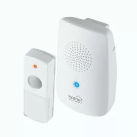   Home DB 1001DC vezeték nélküli csengő, 100m hatótáv, 8 dallam, kék fényjelzés, 256 digitális kód, elemes kivitel, IP 44 védett nyomógomb