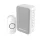 Honeywell Home DC313N vezeték nélküli csengő, 150m hatótáv, 6 dallam, LED jelzőfény, IP55 nyomógomb, elemes tápellátás