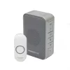 Honeywell Home DC313NG vezeték nélküli csengő, max. 150 m hatótáv, 6 dallam, LED jelzőfény, elemes tápellátás