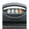 Home FK 21 álló elektromos halogén hősugárzó fűtőtest, 400W/800W/1200W, oszcillálás, IP20 védelem, fekete/ezüst