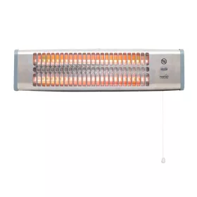   HOME FK20 kvarccsöves fűtőtest, 1200 W, 2 fokozat, fémház, falra szerelhető kivitel