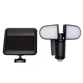   Home FLP 5 SOLAR, szolárpaneles LED reflektor, PIR mozgásérzékelő, 500 lm, forgatható reflektorok, 1500 mAh, ~60 perc üzemidő