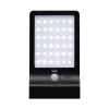 Home FLP300SOLAR napelemes LED reflektor, 300 lm, PIR mozgásérzékelő, 120° 5m, 36 db hidegfehér SMD LED, energiatakarékos, műanyag, IP44