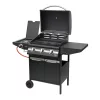 Home GRG01 gázgrill, 3 főégővel, 1 oldalégővel, 3,2 kW teljesítmény égőnként, nyomásszabályozó készlettel