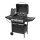 Home GRG01 gázgrill, 3 főégővel, 1 oldalégővel, 3,2 kW teljesítmény égőnként, nyomásszabályozó készlettel