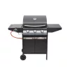 Home GRG01 gázgrill, 3 főégővel, 1 oldalégővel, 3,2 kW teljesítmény égőnként, nyomásszabályozó készlettel