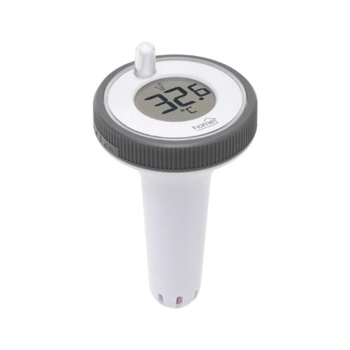 Home HCP60 vezeték nélküli úszó hőmérő, külső-belső hőmérséklet, min/max hőmérsékletek rögzítése, pontos idő, elemes működtetés