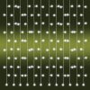 Home KAF 210LC LED-es fényfüggöny, 2x1 m / 210 db hidegfehér LED, fehér vezeték, állófényű, hálózati adapter, kül- és beltéri kivitel