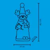 LED-es kerámia figura