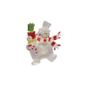   Home KID 324 LED-es ablakdísz, hóember, beltéri kivitel, 1db színváltó LED