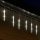 HOME KJL288 jégcsap fényfüzér, 3,5m hosszú, 288db hidegfehér SMD LED, 8db jégcsap/36db LED, hálózati adapter, kül- és beltéri kivitel
