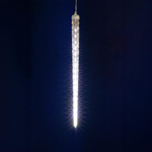 HOME KJL288 jégcsap fényfüzér, 3,5m hosszú, 288db hidegfehér SMD LED, 8db jégcsap/36db LED, hálózati adapter, kül- és beltéri kivitel