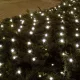 Home KLN 400C/WH LED-es háló, 6x4 m / 400 db hidegfehér LED, zöld vezeték, állófényű, hálózati adapter, kül- és beltéri kivitel