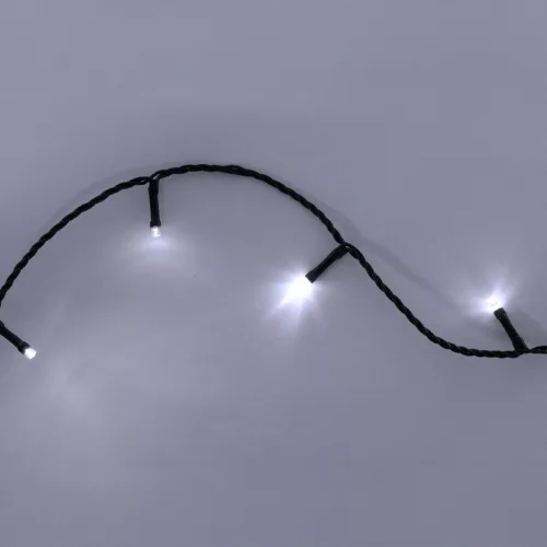 Home LED248WH LED fényfüzér, 240db hidegfehér LED, 23,9m hosszúságú, 8 program időzítővel, zöld vezeték, adapteres tápellátás, kül- és beltéri kivitel