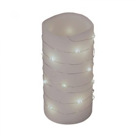   Home by Somogyi Micro LED-es elemes füzér, lapos elemtartóval, hidegfehér - MLF 20/WH