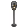 Home MX 200 napelemes kerti fáklya, 12 LED, automatikus, napelem és töltő, időjárásálló
