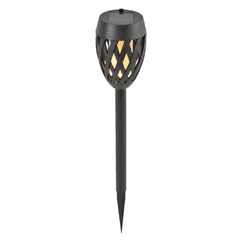 Home MX 200 napelemes kerti fáklya, 12 LED, automatikus, napelem és töltő, időjárásálló