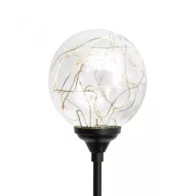   Home by Somogyi Napelemes üveggömb dekoráció színes micro LED füzérrel - MX 623