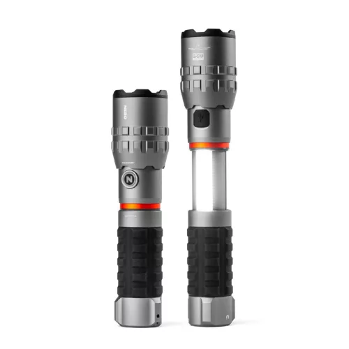 NEBO NEB-0031-G SLYDE KING 4K zseblámpa, 4000 lumen, 2600mAh, alumínium burkolat, IPX7, zoom, 2 funkciós