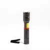 NEBO NEB-6746-G TAC SLYDE zseblámpa, 300 lumen, zoom, alumínium burkolat, IPX4, 5 féle üzemmód, elemes működés