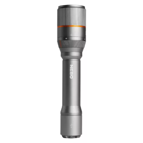 NEBO NEB-FLT-0021-G Davinci 3500 zseblámpa, 3500 lm - 70 lm, 4 funkció, IP67, 3x zoom, PowerBank funkció, 4500 mAh