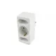 Home NV 13/WH hálózati elosztó, 3 aljzat, 1 védőérintkezős aljzat (max. 3500W), 2 EURO aljzat (max. 500W), fehér