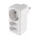 Home NV 131/WH hálózati elosztó, 3 aljzat, 2 EURO aljzat, 1 védőérintkezős aljzat (max. 3680W), fehér