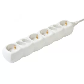 Home by Somogyi 4euro+4védőér. aljzat 3m - NV 18-3/WH/1,5