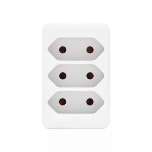 Home NV 23/WH hálózati elosztó, 3 EURO aljzat gyermekvédelemmel ellátva, max. 3 x 500 W, fehér