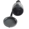 Home NV725BK hosszabbító gumikábel, 25 méter, H07RN-F, zárófedéllel, max. 3500 W, IP44, fekete
