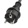 Home NV725BK hosszabbító gumikábel, 25 méter, H07RN-F, zárófedéllel, max. 3500 W, IP44, fekete
