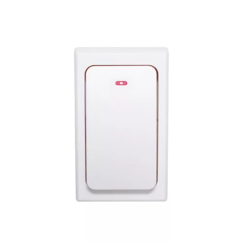 Home NVKP 01 elem nélküli távkapcsoló, csengők és hálózati kapcsolók bővítéséhez, 120 m hatótáv, víznek fokozottan ellenálló, kinetikus energia