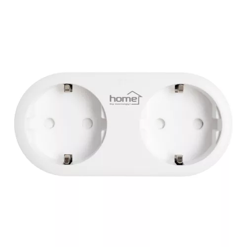 Home NVS 32 PRO SMART elosztó, SMART LIFE alkalmazással távolról vezérelhető, 2 db földelt aljzat gyermekvédelemmel, Wi-Fi 2,4 GHz 802.11 b/g/n