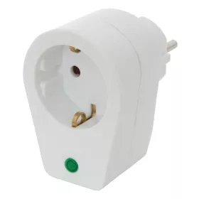   Home NVT 1/WH túlfeszültség védett hálózati aljzat, gyermekvédelemmel ellátva,  túlfeszültségvédelem 4500 A-ig, IP20 kivitel, max.3680W, fehér