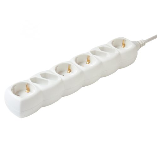 Home by Somogyi 4euro+4védőér. aljzat 3m - NV 18-3/WH/1,5