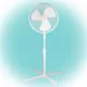 Home SF 40 WH/M álló ventilátor, 40 cm-es lapátátmérő, állítható magasság, 3 fokozat, 40W, fehér