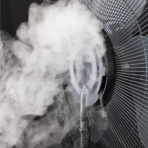 Párásító Ventilátor, Fekete, 75 W