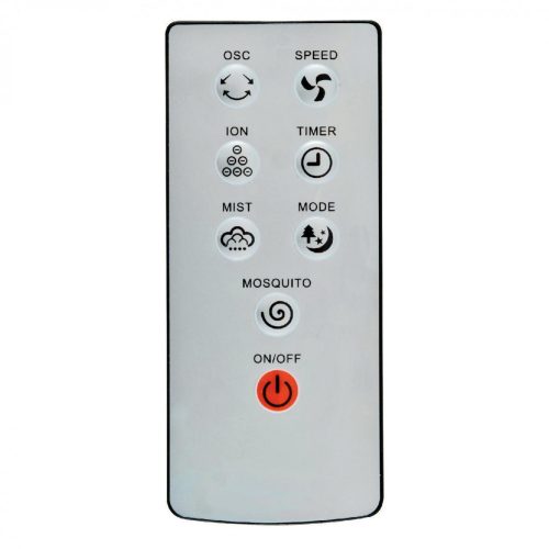 Párásító Ventilátor, Fekete, 90 W