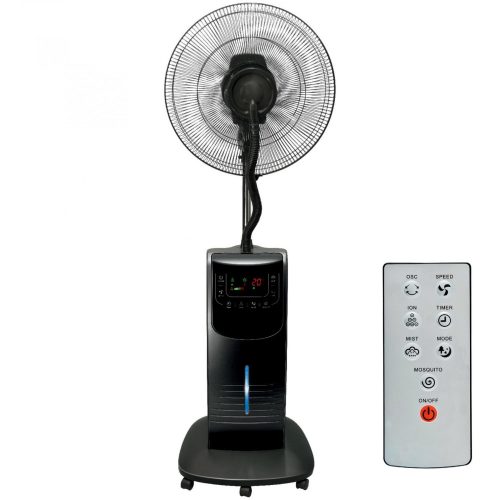 Párásító Ventilátor, Fekete, 90 W