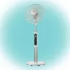 Home SFR 40 3D álló ventilátor, 60 W, 3 fokozat, 40 cm-es lapátátmérő, 3D-s oszcillálás, távirányító, átlátszó lapát, LED kijelző, fehér