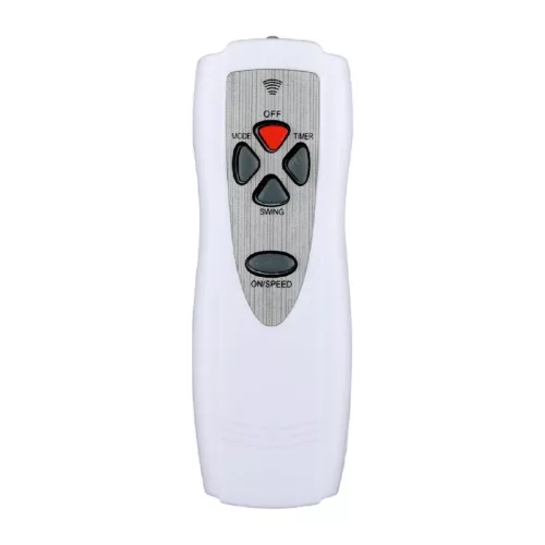 Home SFR 40 3D álló ventilátor, 60 W, 3 fokozat, 40 cm-es lapátátmérő, 3D-s oszcillálás, távirányító, átlátszó lapát, LED kijelző, fehér