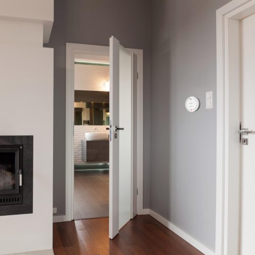 Home SMO10SMART optikai füstérzékelő, Tuya Smart és Smart Life kompatibilis, Wi-Fi kapcsolat, 10 év elem élettartam, 2400 mAh