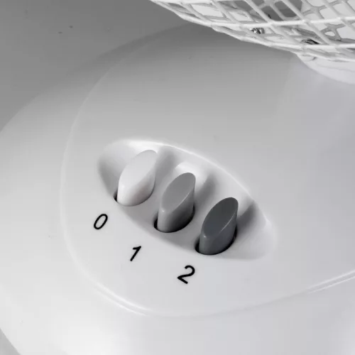 Asztali ventilátor, 23cm, fehér