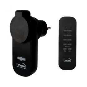   Home by Somogyi Távirányítható IP44 hálózati aljzat, 1000 W, távirányítóval - THO 111